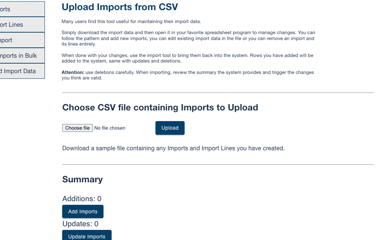 Bulk Data Exchange